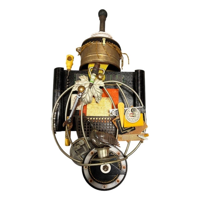 2013 Untitled "Assemblage" Found Art Wall Sculpture by Sharon Brooks W/ Catalog (1 of 7)