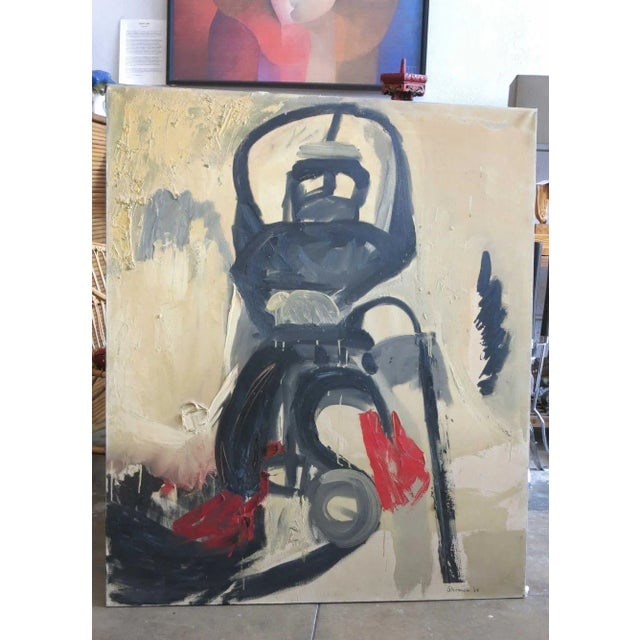 Abstract Robot Oil on Canvas Painting by Artist Pasqual Bettio - 5