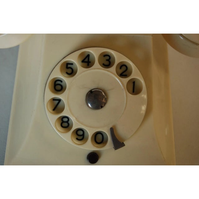 White Bakelite Ptt Telephone by Ericsson - 9