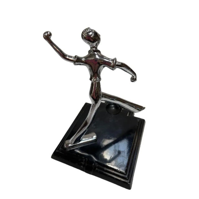 1930s Art Deco Ball Player Table Table Lighter With Base by Ronson - 2