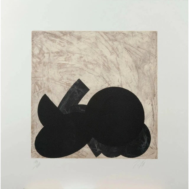 Guy Dill " Untitled" Post Modern Lithograph Print Limited 1 of 250 Signed - 2