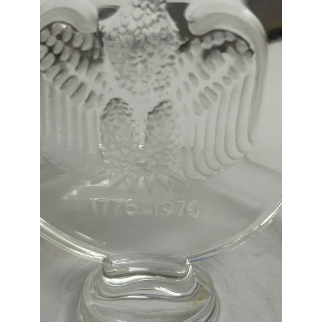 Vintage Lalique Crystal Pin Ring Dish Tray - 5