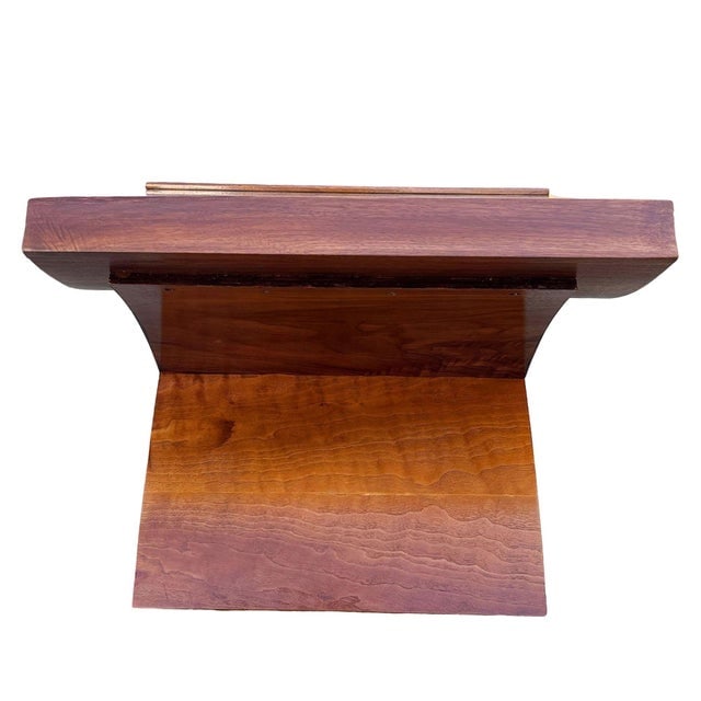 1950s Mid-Century Molded Sculptural Bentwood Hourglass Side Drink Table W/ Glass Top - 5
