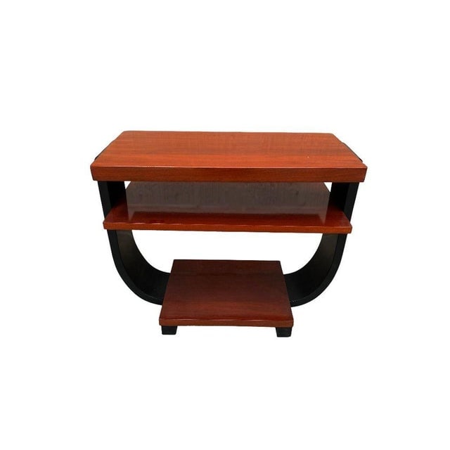 1930s 2-Tone Geometric Art Deco Side & Coffee Table Attributed to Gilbert Rohde for Brown Saltman - 10