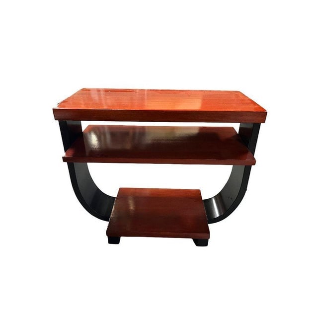 1930s 2-Tone Geometric Art Deco Side & Coffee Table Attributed to Gilbert Rohde for Brown Saltman - 8