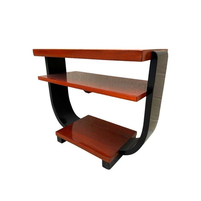 1930s 2-Tone Geometric Art Deco Side & Coffee Table Attributed to Gilbert Rohde for Brown Saltman - 9