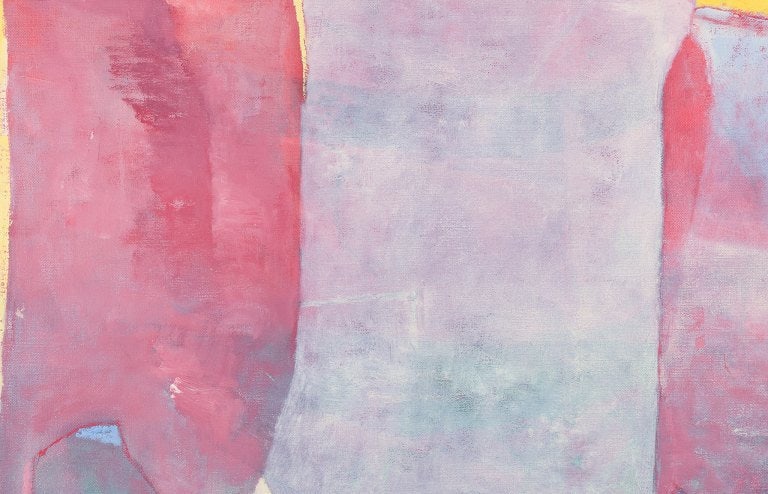 K. Börjesson, Swedish artist. Oil on canvas. Abstract composition. - 4