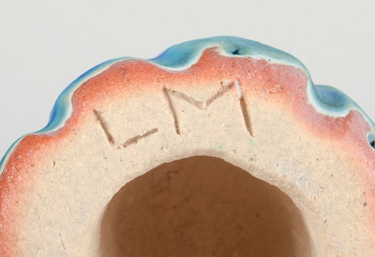 Linda MathLinda Mathison, Swedish contemporary ceramic artist, three small unique ceramic sculptures - 8