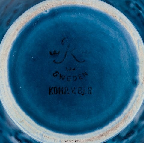 Vilhelm Bjerke-Petersen for Rörstrand, ceramic bowl with abstract design. - 7