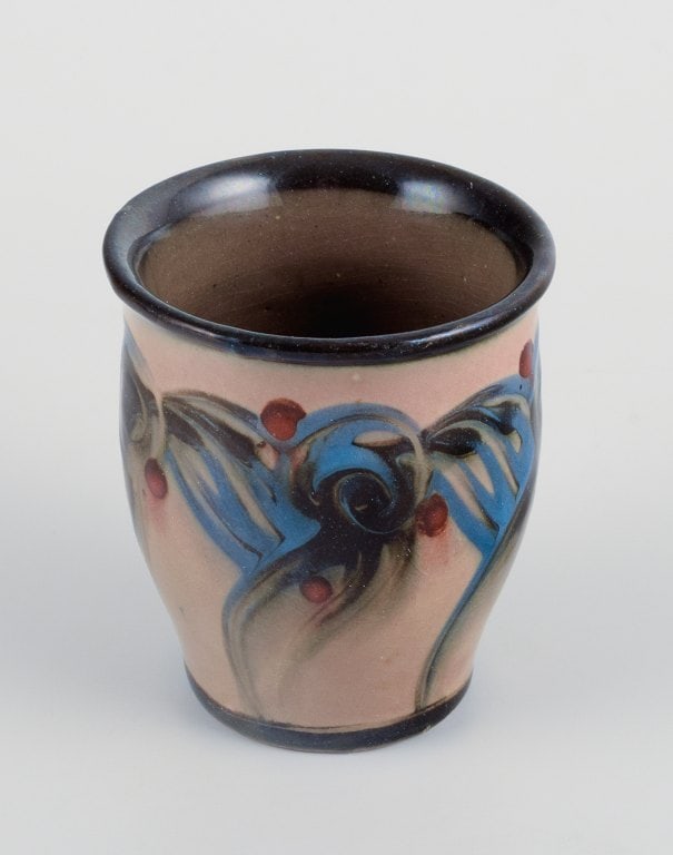 Two Danish ceramic vases, Danico and other. - 4