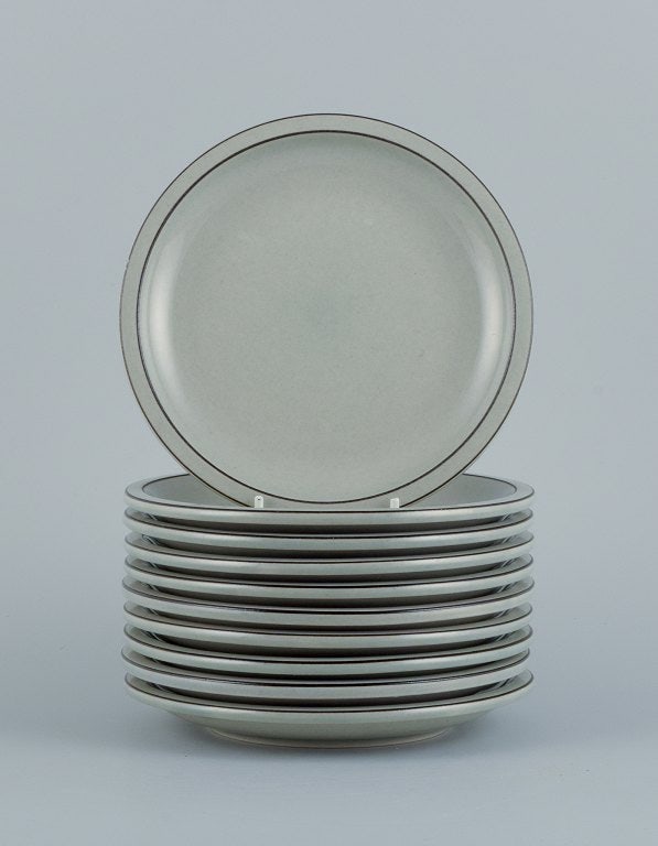 Jens Harald Quistgaard for Bing & Grøndahl, Colombia, ten cake plates. - 2
