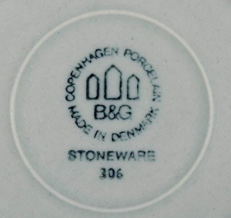 Jens Harald Quistgaard for Bing & Grøndahl, Colombia, ten cake plates. - 6