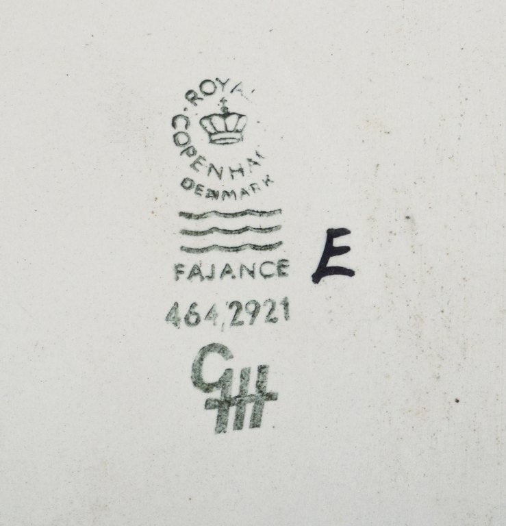 Aluminia and Royal Copenhagen, Tenera faience. Eight tiles. - 7