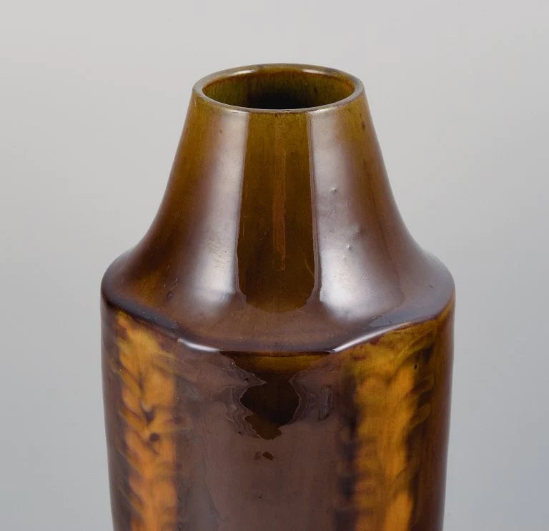 Jacob Bang (1932-2011) for Hegnetslund, Denmark. Large ceramic vase, mid-20th C - 5