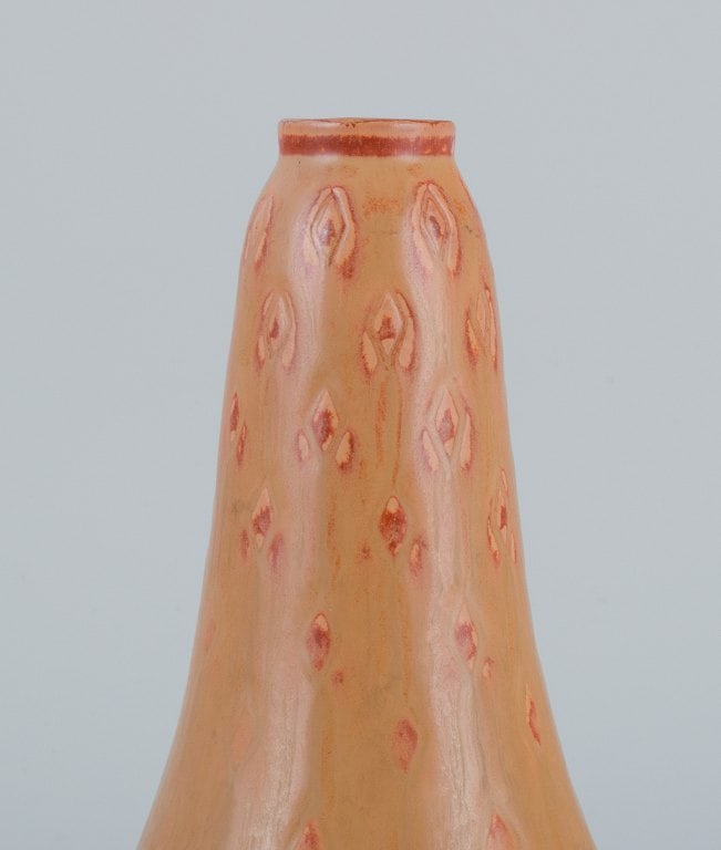 Carl Harry Ståhlane (1920-1990) for Rörstrand, vase in light brown tones. - 4