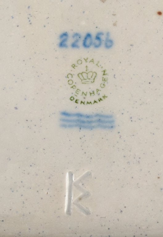 Knud Kyhn for Royal Copehagen. Wall relief in stoneware with a motif of birds in a landscape. - 6