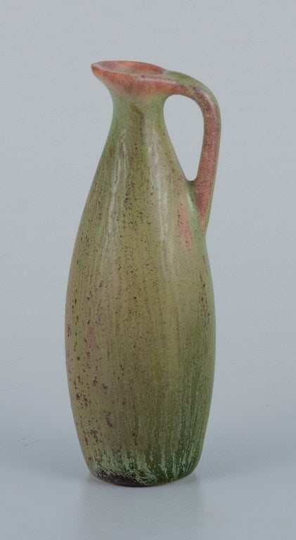 Carl-Harry Ståhlane for Rörstrand, miniature ceramic jug. Glaze in shades of blue and - 2