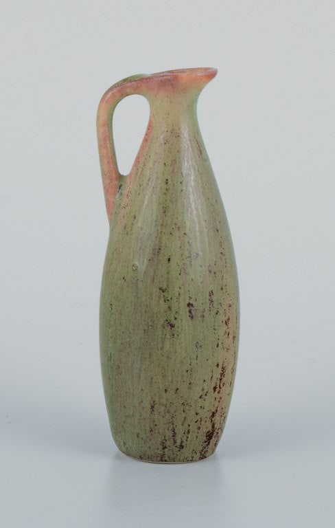 Carl-Harry Ståhlane for Rörstrand, miniature ceramic jug. Glaze in shades of blue and - 3
