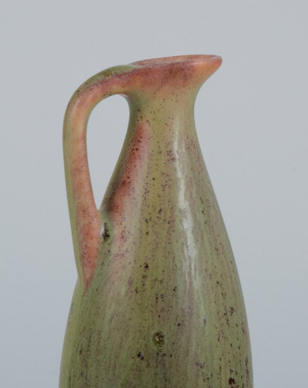 Carl-Harry Ståhlane for Rörstrand, miniature ceramic jug. Glaze in shades of blue and - 5