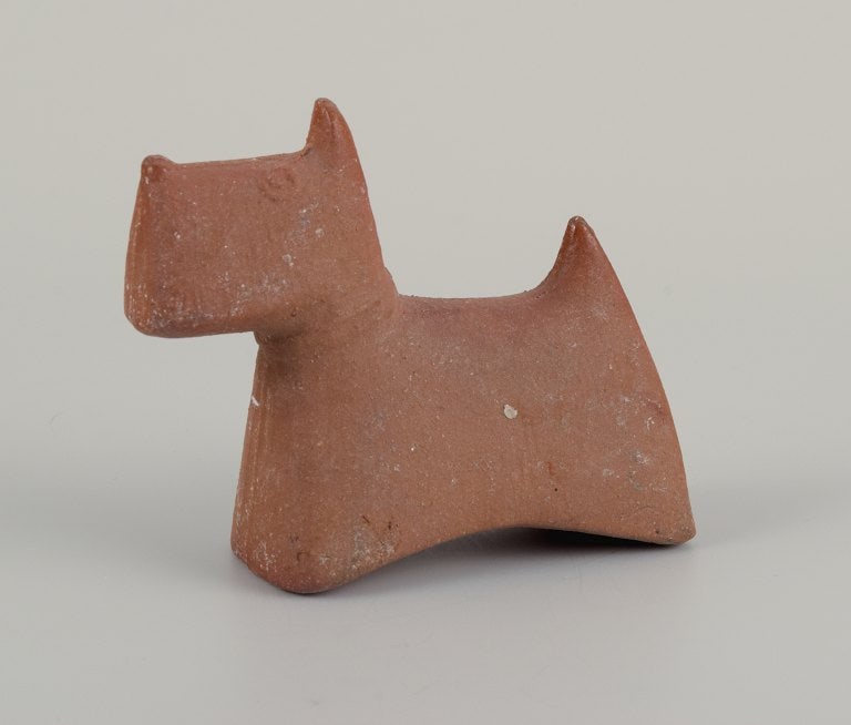 Stig Lindberg (1916-1982), three "Scotty" dogs in stoneware for Gustavsberg. - 4