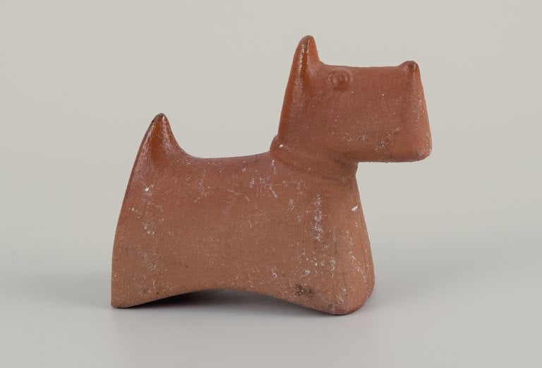 Stig Lindberg (1916-1982), three "Scotty" dogs in stoneware for Gustavsberg. - 5