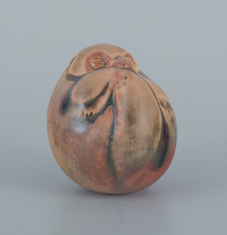 Gösta Grähs for Rörstrand (active 1982-1986), sloth in ceramic. - 3