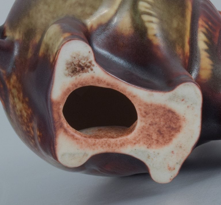 Gösta Grähs for Rörstrand (active 1982-1986), wild boar in ceramic. - 6