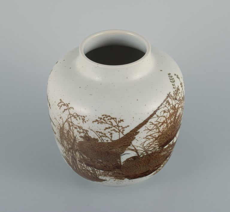 Nils Thorsson for Royal Copenhagen, earthenware vase. 1980s - 6