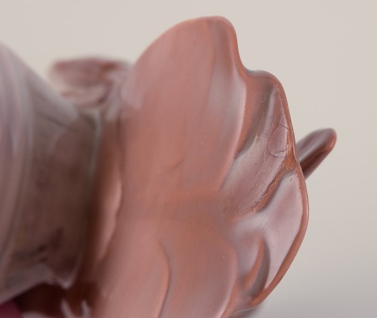 Dahl Jensen for Bing & Grøndahl, porcelain figurine of a kestrel. - 9