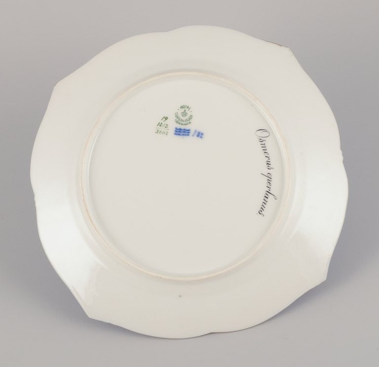 Royal Copenhagen Fauna Danica fish plate. Hand-painted fish motif with gold decoration. - 7