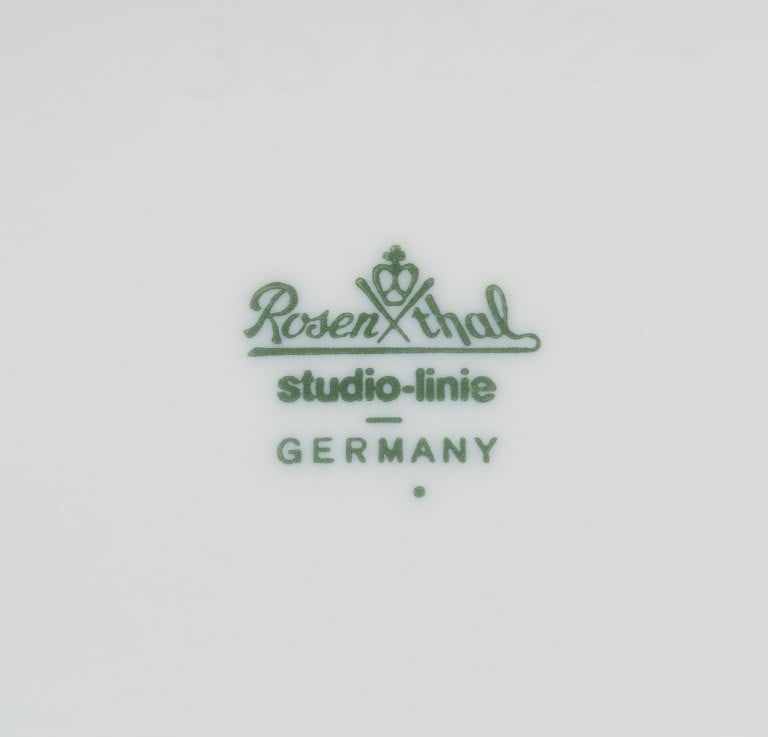 Ivan Rabuzin for Rosenthal, Germany. Studio-Linie. Large porcelain vase. Naive motif of houses in a - 10
