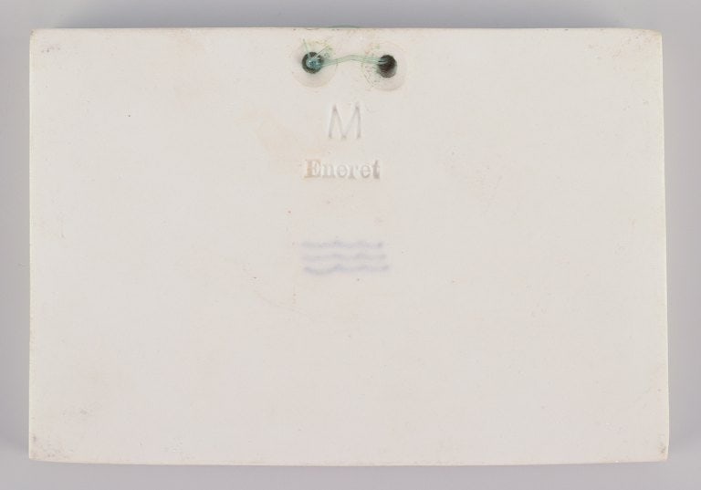 Bertel Thorvaldsen for Royal Copenhagen. Amor and Hymen spins the thread of life. Biscuit relief. - 7