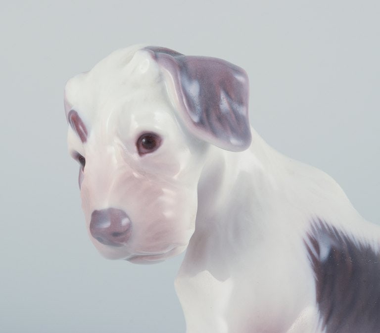 Bing & Grøndahl, porcelain figurine of a Sealyham Terrier puppy. - 7