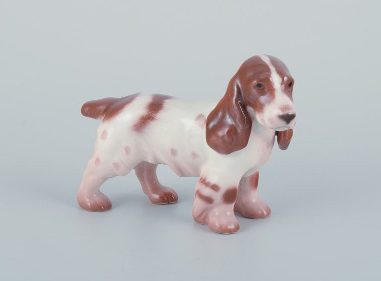 Bing & Grøndahl, porcelain figurine of a Cocker Spaniel. - 2