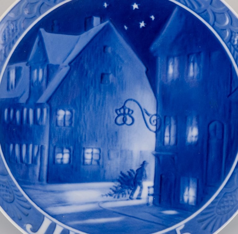 Royal Copenhagen Christmas Plate from 1925. - 3