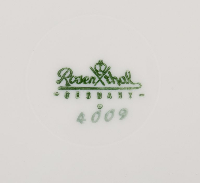 Bjørn Wiinblad for Rosenthal, Germany. A set of eight "Berlin Hilton" plates in porcelain. - 5