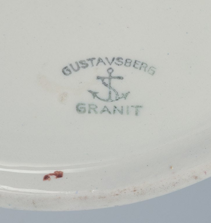 Gustavsberg, large "Granit" champagne cooler in white porcelain. For magnum bottle. - 7