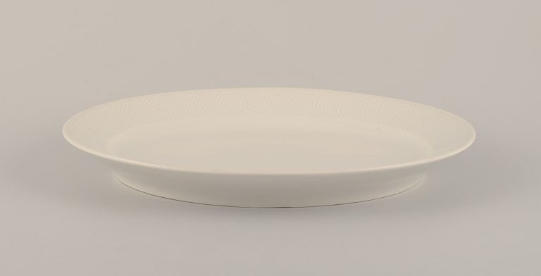 Royal Copenhagen. Oval "Salto" porcelain dish. - 3