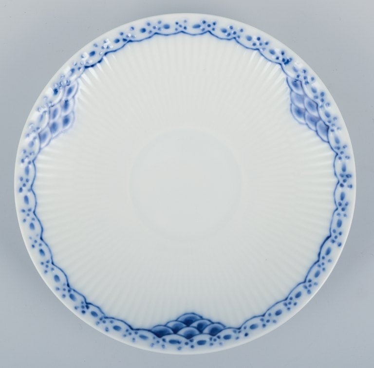 Royal Copenhagen, Princess, a set of three coffee cups with saucers. - 7