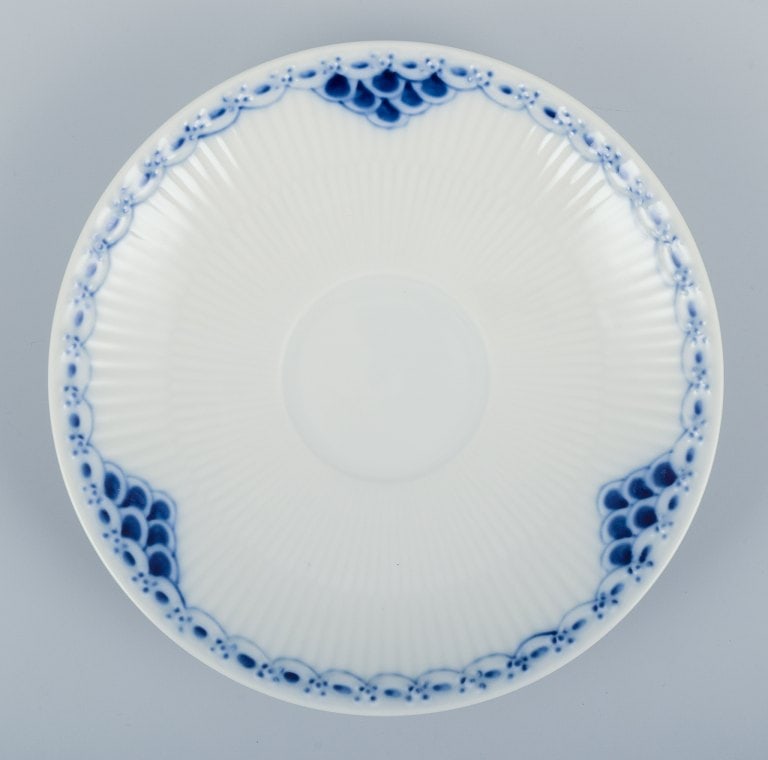Royal Copenhagen, Princess, a set of five tea cups with saucers. - 6