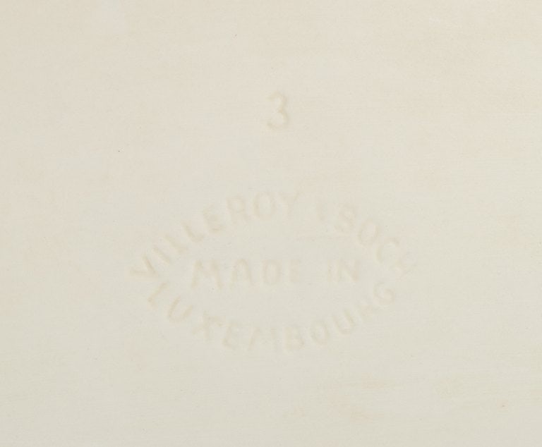 Villeroy & Boch, Luxembourg, two large "Primabella" platters in stoneware featuring various - 7