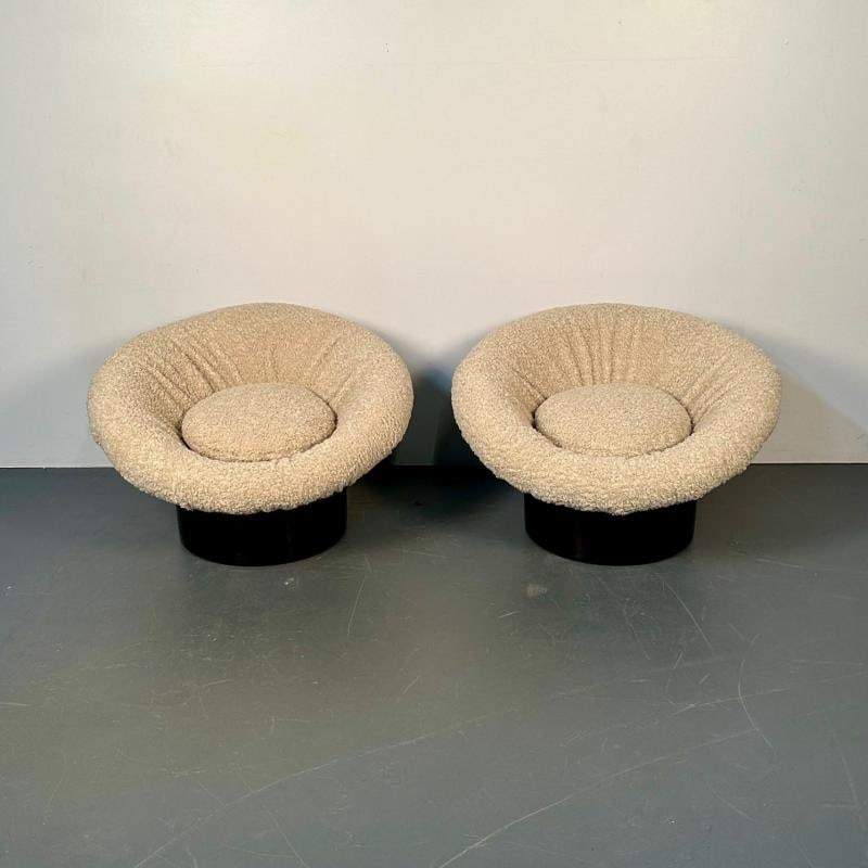 Pair of Mid-Century Lacquer Lounge Chairs, Lennart Bender, Space Age Modern - 10