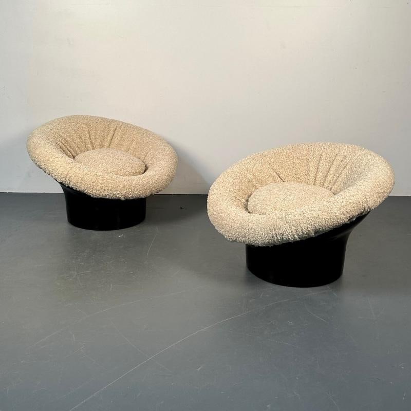 Pair of Mid-Century Lacquer Lounge Chairs, Lennart Bender, Space Age Modern - 3