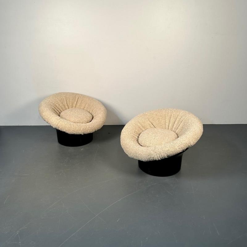 Pair of Mid-Century Lacquer Lounge Chairs, Lennart Bender, Space Age Modern - 4