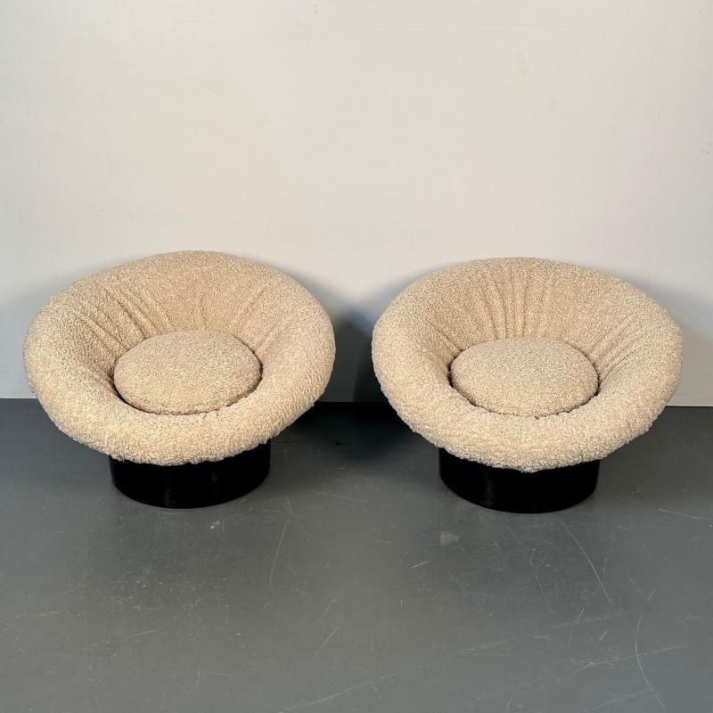 Pair of Mid-Century Lacquer Lounge Chairs, Lennart Bender, Space Age Modern - 7