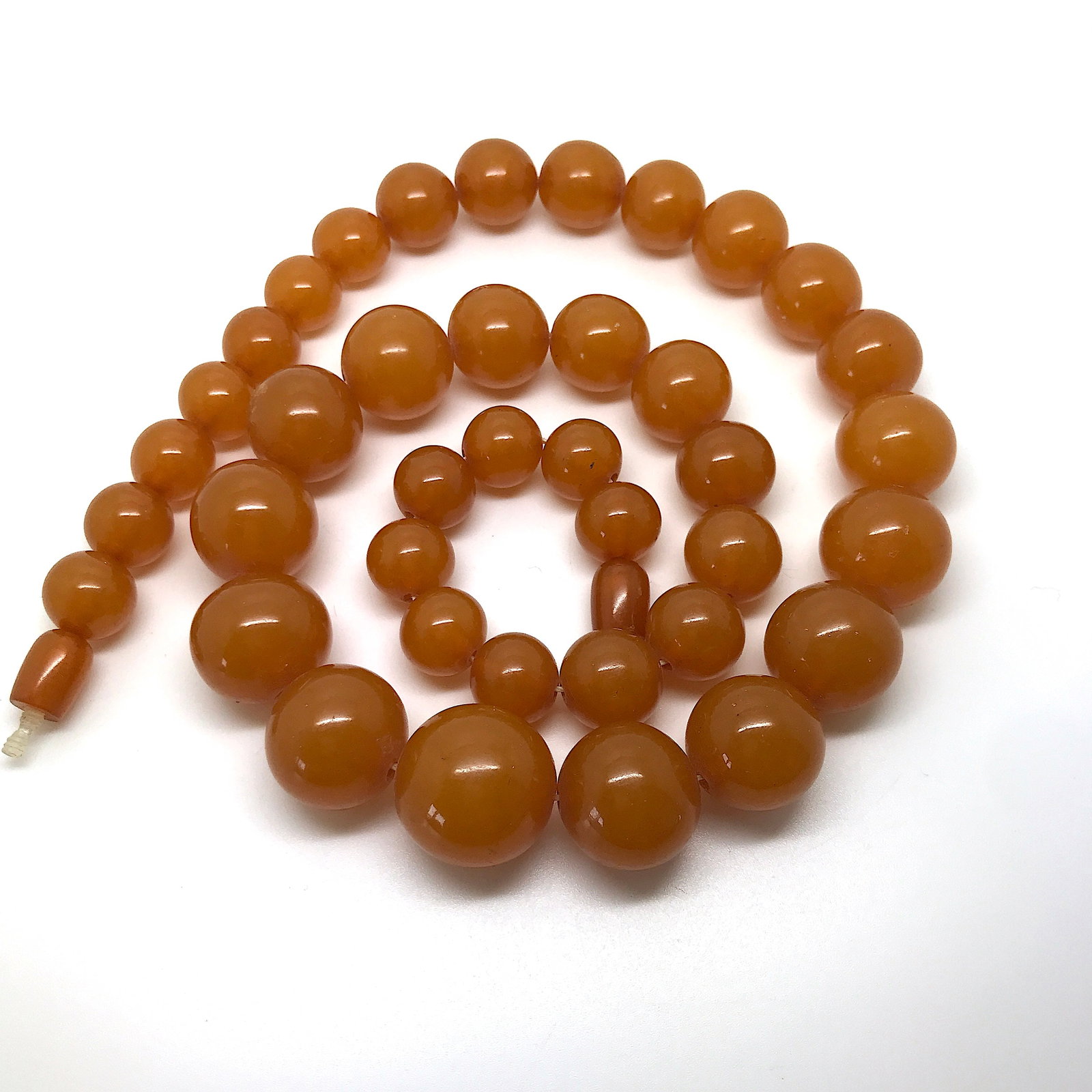Alluring Amber Necklace made from Round Amber beads - 4