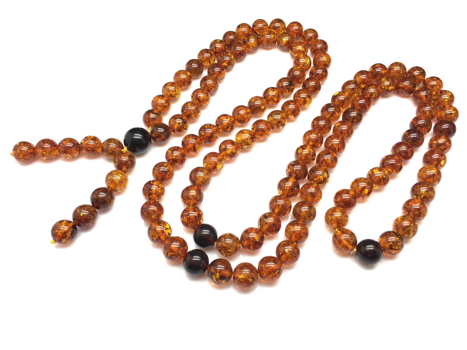 Stunning Amber Mala made from Round Amber beads (1 of 8)