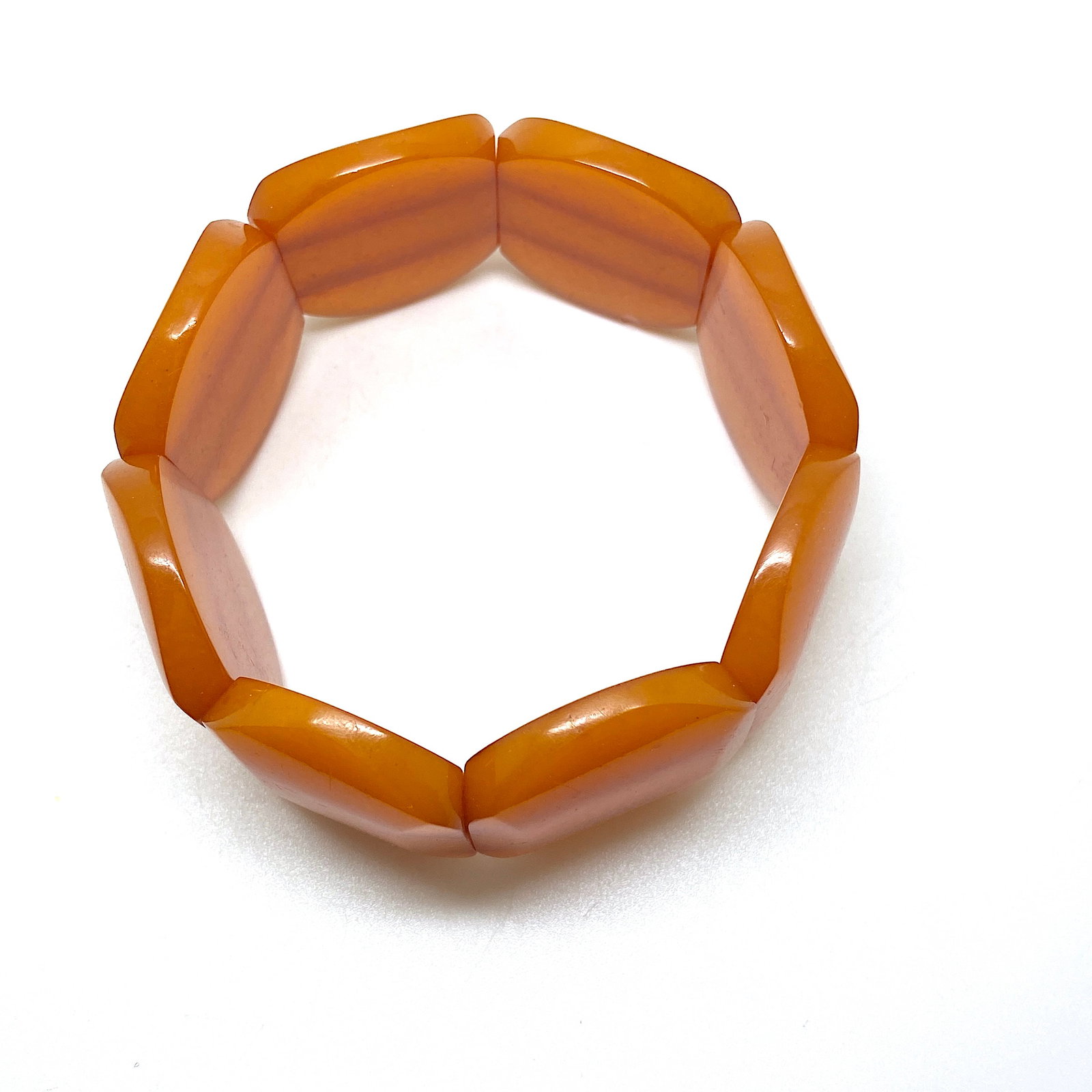 Unique and Splendid cut Amber bangle bracalet - 4