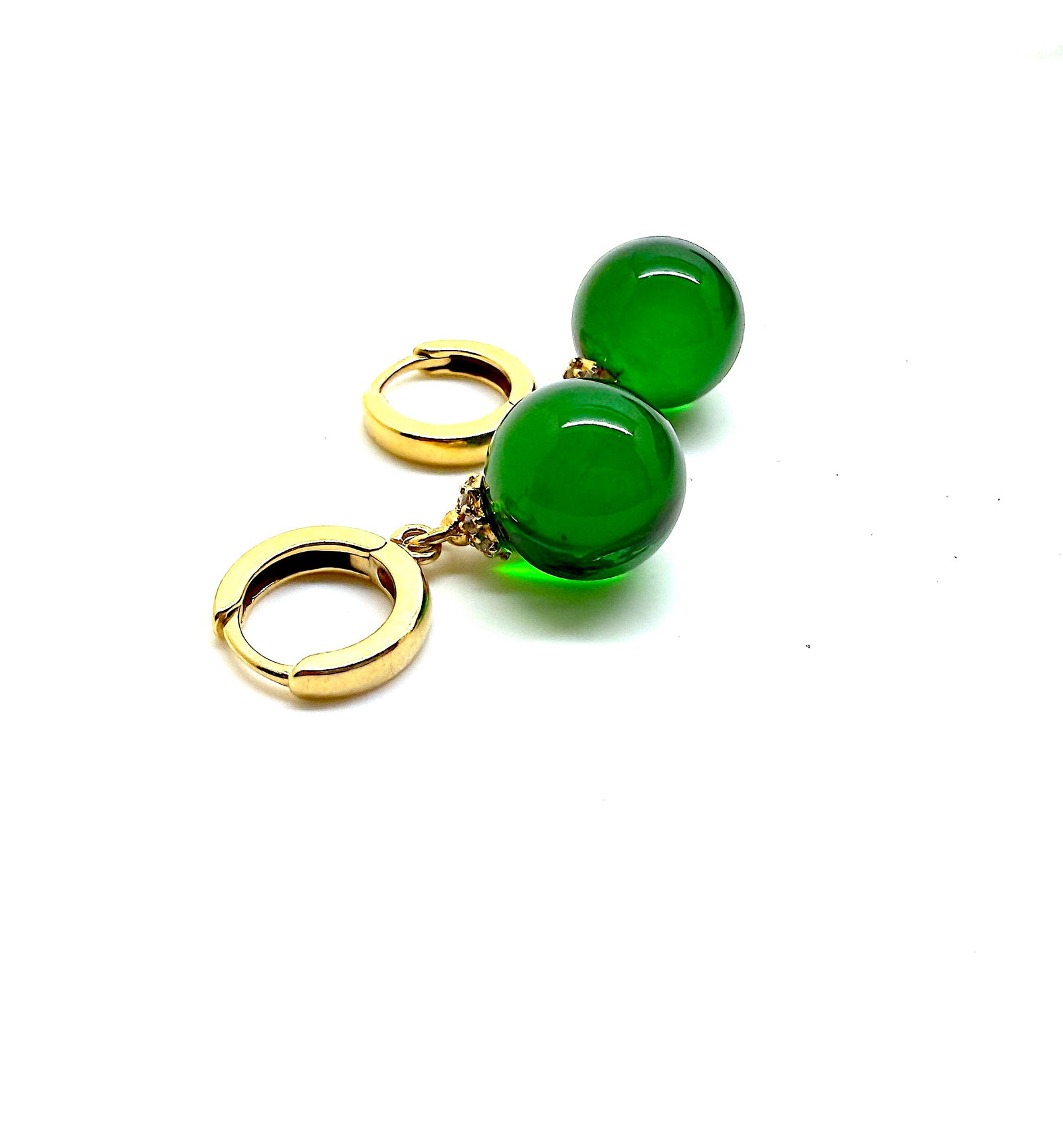 Alluring Amber Earrings - 5