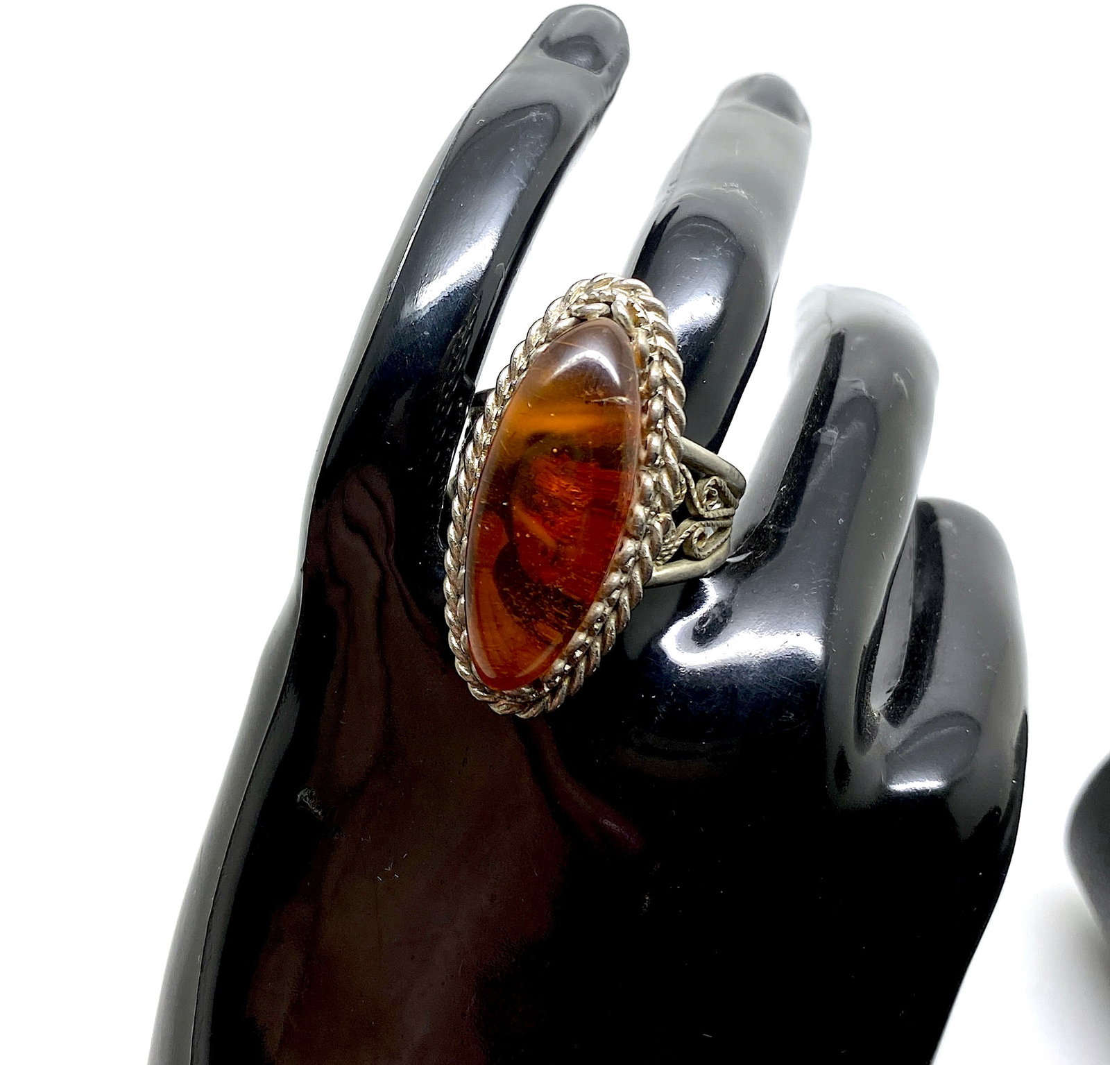 Remarkable Amber Ring - 10